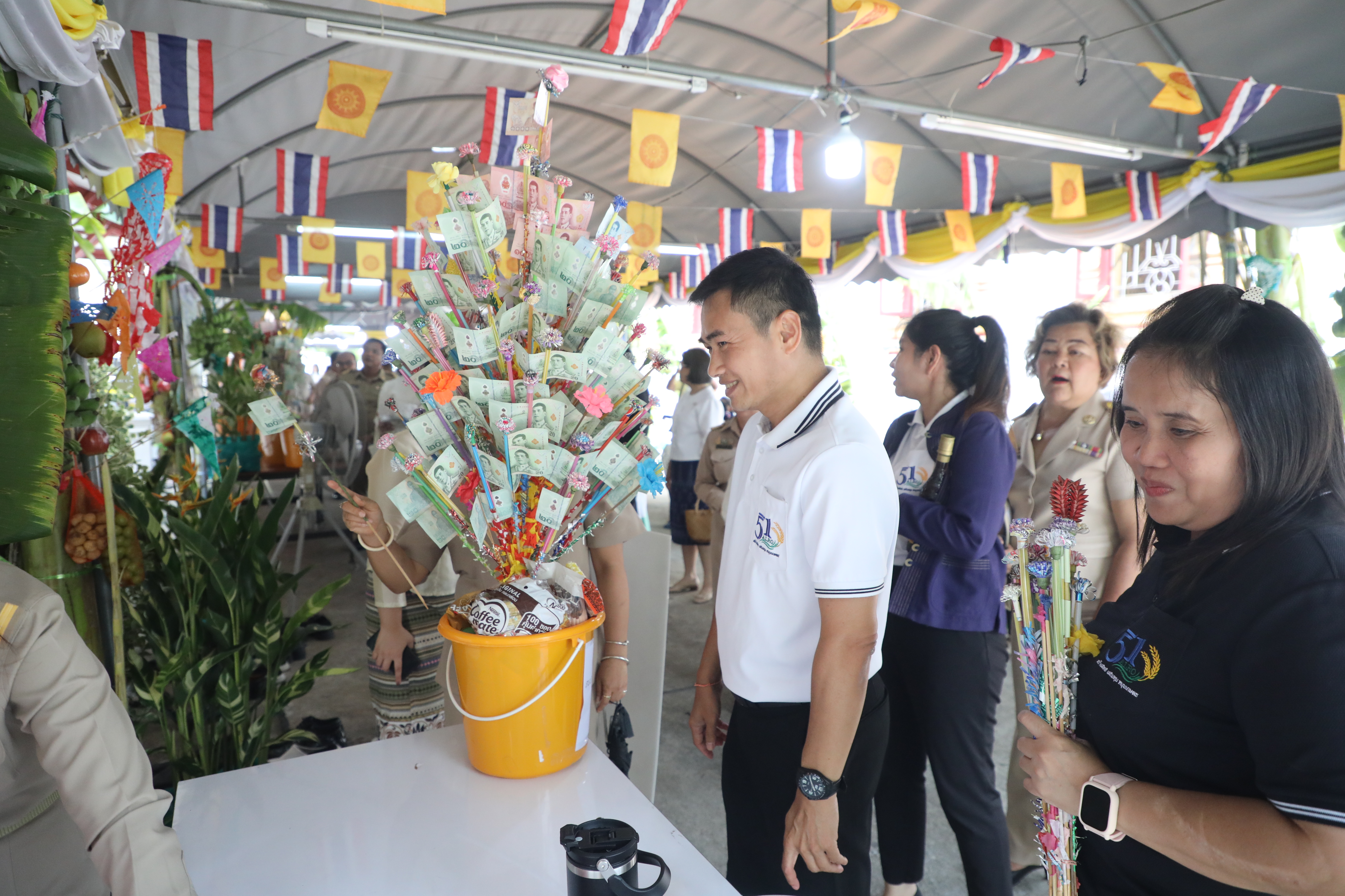 title - ส.ป.ก. ร่วมเป็นเจ้าภาพงานกัณฑ์เทศน์และร่วมฟังเทศน์มหาชาติเวสสันดรชาดก ณ วัดปรินายก วรวิหาร